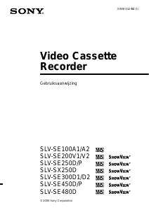 Handleiding Sony SLV-SE300D1 Videorecorder