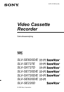 Handleiding Sony SLV-SX727D Videorecorder