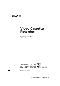 Handleiding Sony SLV-X717ME Videorecorder