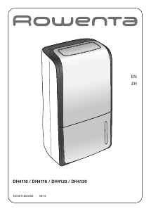 Manual Rowenta DH4130 Dehumidifier