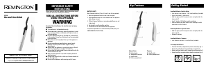 Bruksanvisning Remington EC300 Ögonfransböjare