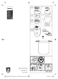 Прирачник Philips BRE225 Депилатор