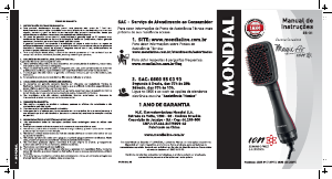 Manual Mondial ES-01 Magic Air Modelador de cabelo
