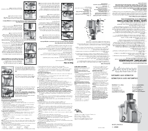 Manual de uso Juiceman JM400 Licuadora