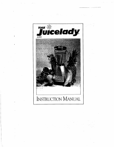Bruksanvisning Juicelady JL600 Juicepress