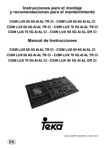 Εγχειρίδιο Teka CGW LUX 60 3G AI AL TR CI Εστία κουζίνας