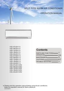 Bruksanvisning Haier HSU-09LEK13/R2-B3 Luftkonditionering