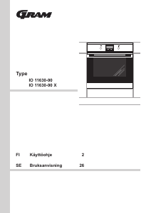 Bruksanvisning Gram IO 11630-90 X Ugn