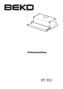 Bedienungsanleitung BEKO DT 311 W Dunstabzugshaube