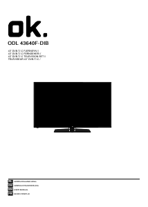 Handleiding OK ODL 43640F-DIB LED televisie