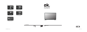 Manuale OK ODL 20671H-DB LED televisore