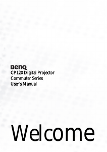 Handleiding BenQ CP120 Beamer