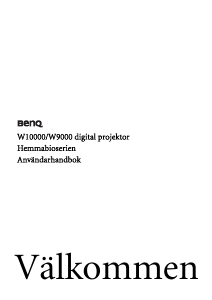 Bruksanvisning BenQ W10000 Projektor