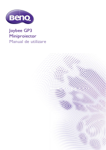 Manual BenQ GP3 Proiector