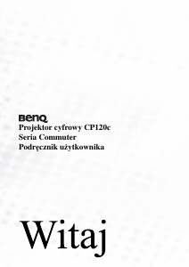 Instrukcja BenQ CP120C Projektor