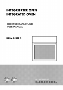 Bedienungsanleitung Grundig GEHM 34200 X Herd