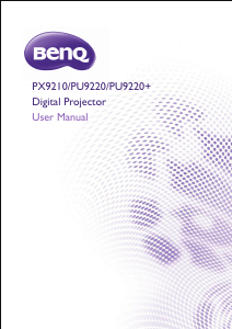 Handleiding BenQ PU9220 Beamer