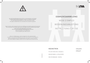 Handleiding ETNA CM344ZT Magnetron