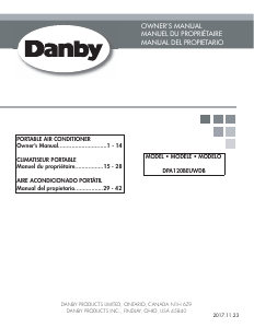 Manual Danby DPA120BEUWDB Air Conditioner