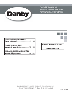 Manual Danby DPA120DBAUGDB Air Conditioner