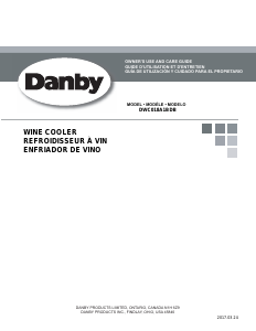 Handleiding Danby DWC018A1BDB Wijnklimaatkast