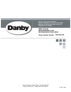 Handleiding Danby DWC93BLSDB Wijnklimaatkast