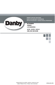 Mode d’emploi Danby DBL25C1BSSDB Blender