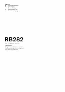 Mode d’emploi Gaggenau RB282204 Réfrigérateur combiné