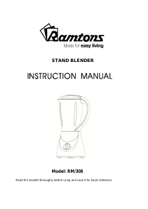 Bruksanvisning Ramtons RM/308 Blender