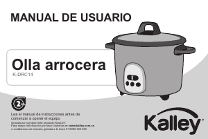 Manual de uso Kalley K-DRC14 Arrocera