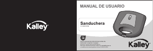 Manual de uso Kalley K-SM300N Grill de contacto