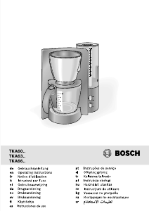 Bedienungsanleitung Bosch TKA6621V Kaffeemaschine