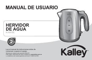 Manual de uso Kalley K-HA150 Hervidor
