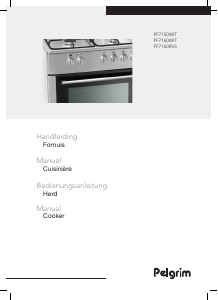 Mode d’emploi Pelgrim PF7150WIT Cuisinière