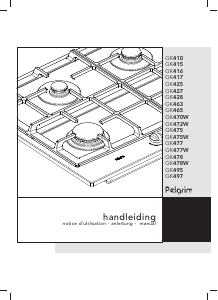 Manual Pelgrim GK472WRVSA Hob