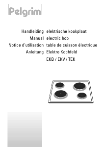 Bedienungsanleitung Pelgrim EKB550RVS Kochfeld