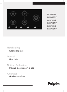 Manual Pelgrim GK864RVSA Hob