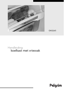 Handleiding Pelgrim OKG265 Koelkast