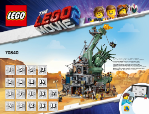 Mode d’emploi Lego set 70840 Movie Bienvenue à Apocalypseville !