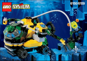 Handleiding Lego set 6150 Aquazone Kristaldetector
