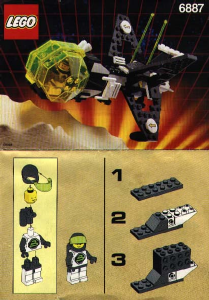 Manual Lego set 6887 Blacktron Allied Avenger