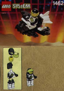 Manual Lego set 1462 Blacktron Galactic scout