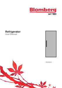 Handleiding Blomberg FNT4550 Vriezer