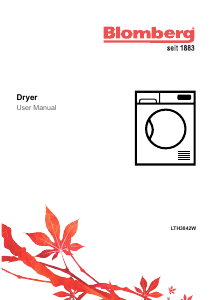 Manual Blomberg LTH3842 Dryer