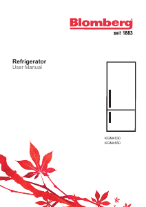 Handleiding Blomberg KGM4530 Koel-vries combinatie