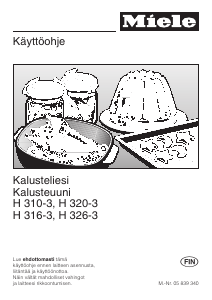 Käyttöohje Miele H 310-3 Uuni