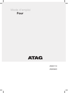 Mode d’emploi ATAG ZX6511C Four