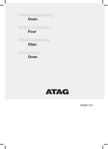 Mode d’emploi ATAG OX9511H Four