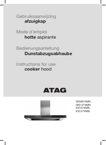 Handleiding ATAG WS1274MN Afzuigkap