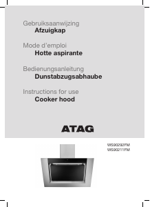 Handleiding ATAG WS90292FM Afzuigkap